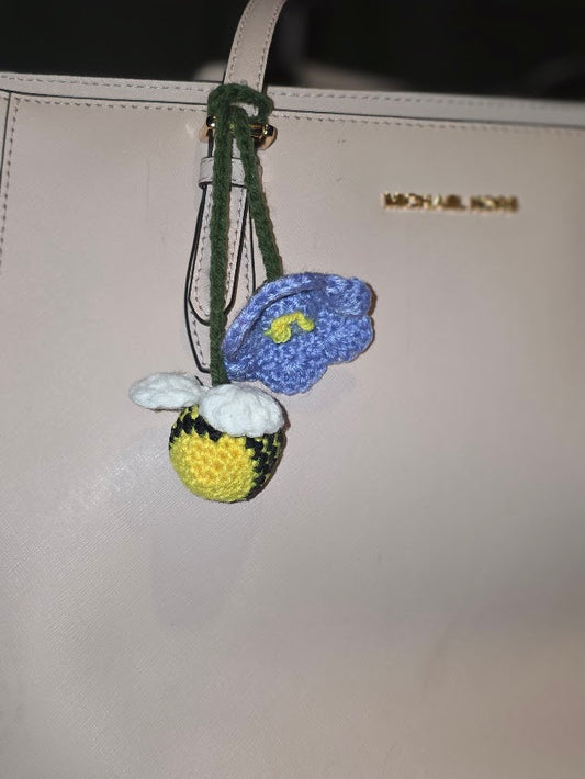 bumblebee bag charm