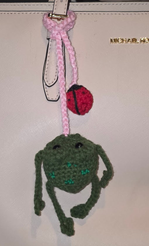 frog bag charm